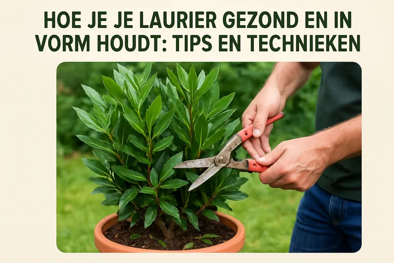 Hoe je je laurier gezond en in vorm houdt: tips en technieken
