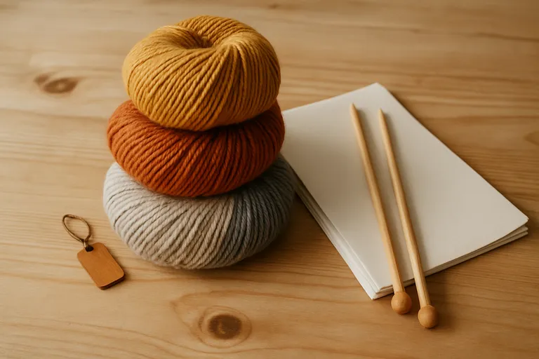 Inhoud van een typisch breipakket