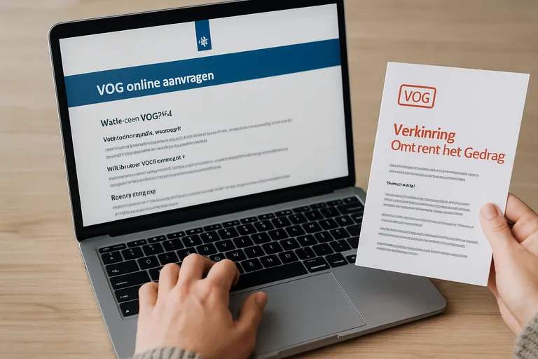 Online aanvragen van een VOG: een overzicht